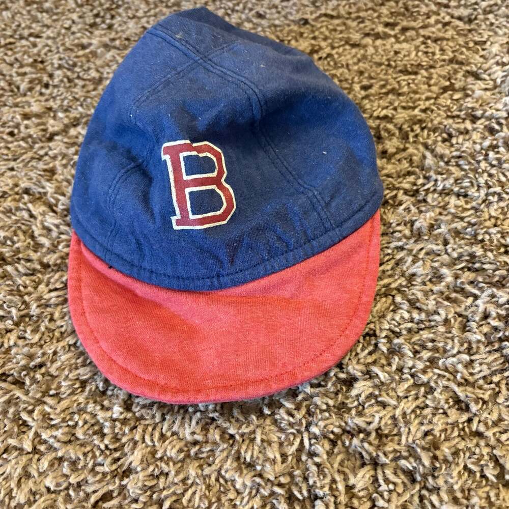 Vintage Boston Red Sox Bay State Apparel Red Blue Adjustable Baseball Cap Hat